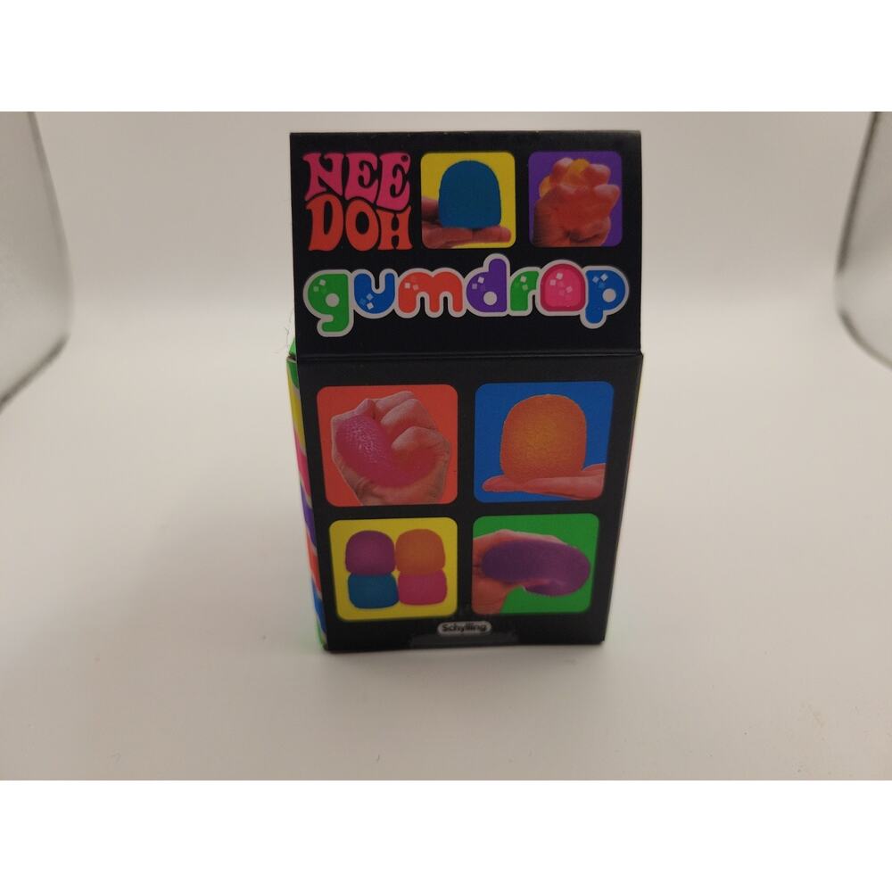 Nee Doh Gumdrop Super Solid Squish Needoh- Style Gum Drop Pink RARE Toy - Picture 4 of 7